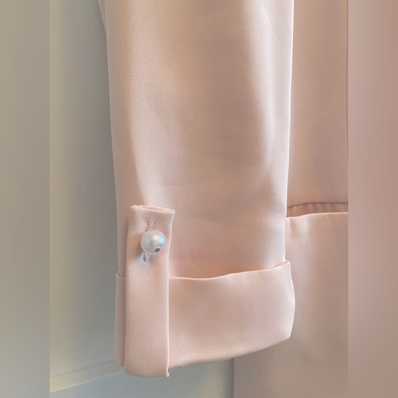 Light Pink Open Front Blazer by Le Chateau - Picture 3 of 9